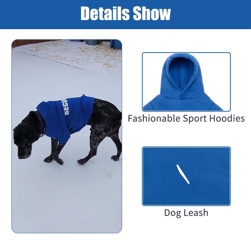BINGPET BA1002-1 Security Patterns Printed Puppy Pet Hoodie Dog Clothes Medium - Image 3